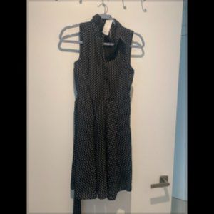 Banana Republic Polka Dot Collared Tank Dress